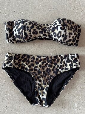 NIP TUCK SWIM LADIES TWO PIECE LEOPARD PRINT BIKINI